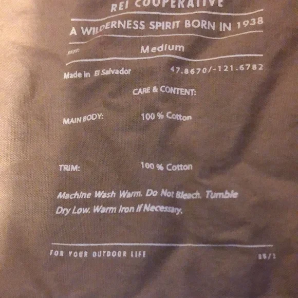 REI flannel shirt p1896 - Picture 6 of 7